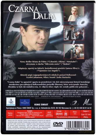 Czarna Dalia [DVD]