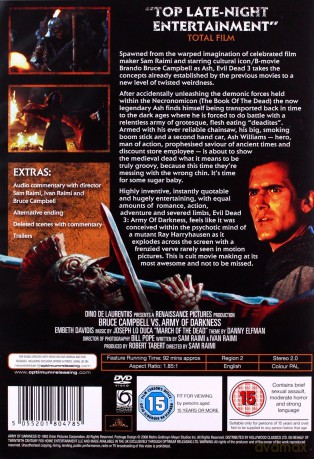 Army of Darkness The Evil Dead 3 (Armia ciemności) [DVD]