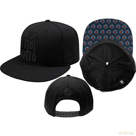 The Who: Arrow Logo Black Snapback Cap