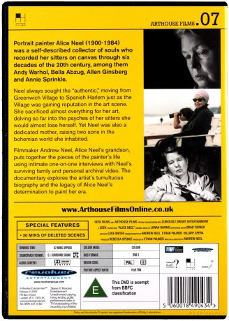 Arthouse 7 -Alice Neel [DVD]