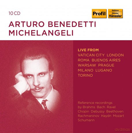 Michelangeli: Arturo Benedetti Michelangeli: Live From Vatican City [10CD]