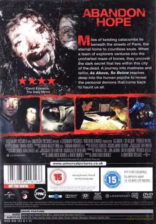 As Above So Below (Jako w piekle, tak i na Ziemi) [DVD]