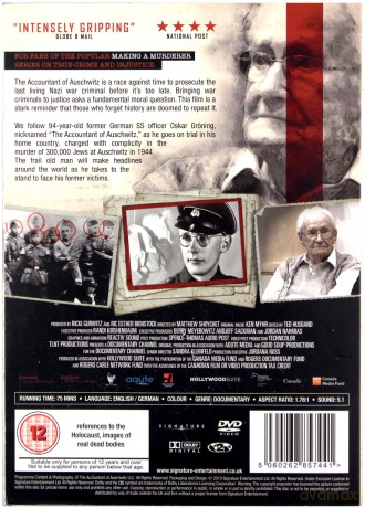 The Accountant Of Auschwitz [DVD]