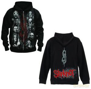 Slipknot: Faces Panel, Black (XL) [bluza]