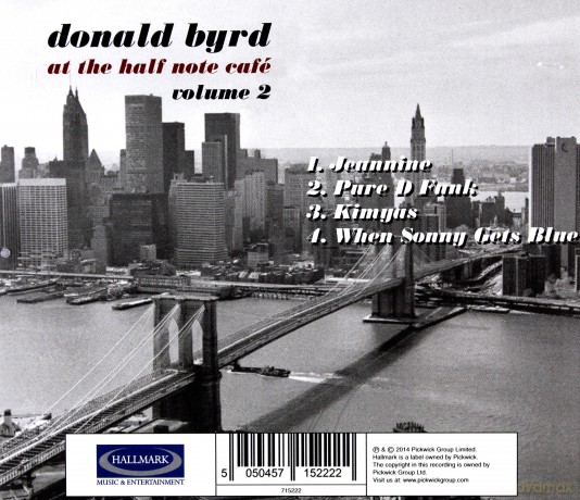 Donald Byrd: At The Half Note Cafe Vol 2 [CD]