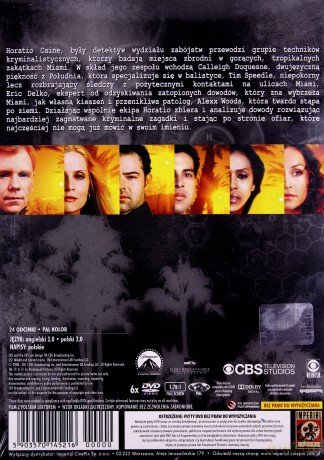 CSI: Kryminalne Zagadki Miami Sezon 2 [6DVD]