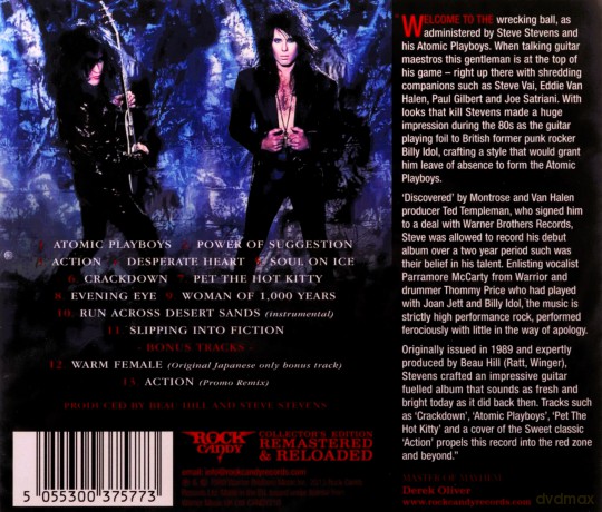 Steve Stevens: Atomic Playboys [CD]