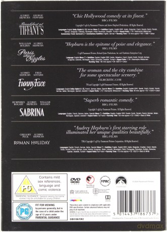 Audrey Hepburn (Rzymskie wakacje) [5DVD]
