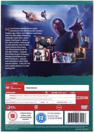 Avengers Age Of Ultron (Avengers: Czas Ultrona) [DVD]