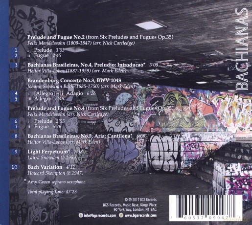Vida Guitar Quartet: Bachianas [CD]
