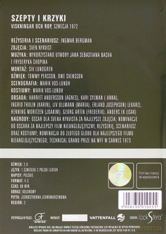 Szepty i krzyki [DVD]