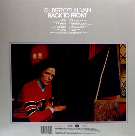 Gilbert Osullivan: Back To Front [Winyl]