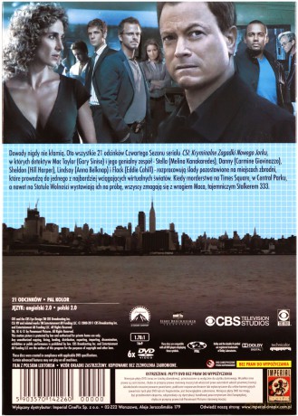 CSI: Kryminalne zagadki Nowego Jorku Sezon 4 [6DVD]