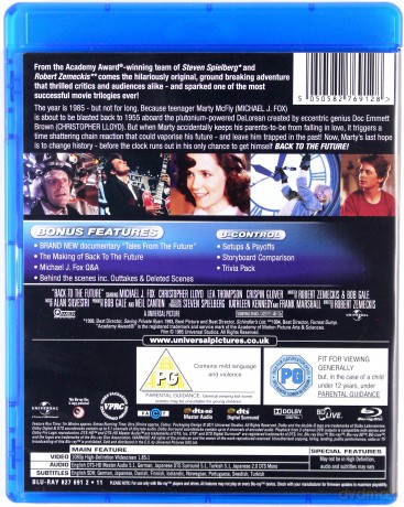 Back To The Future (Powrót do przyszłości) [Blu-Ray]