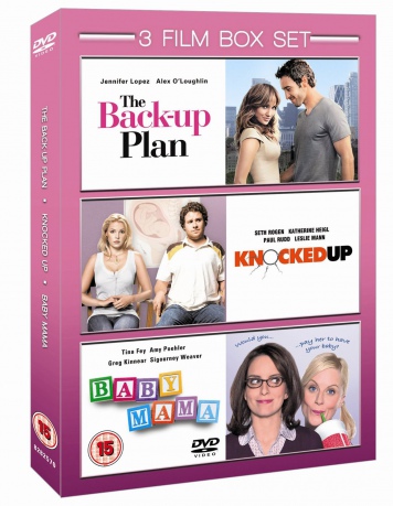 Back-Up Plan / Knocked Up / Baby Mama (Plan B / Wpadka / Mama do wynajęcia) [3DVD]