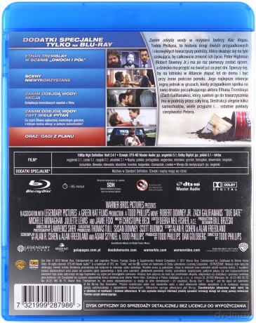 Zanim odejdą wody (Due Date) [Blu-Ray]