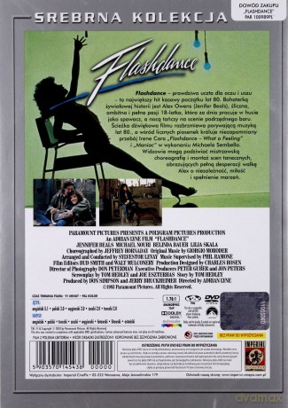 Flashdance (polski lektor) (srebrna kolekcja) [DVD]