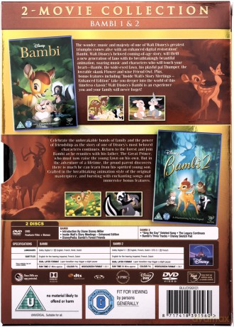 Bambi 1-2 (Disney) [2DVD]