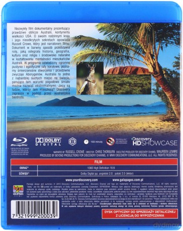 Discovery Atlas: Odkryte Tajemnice - Australia [Blu-Ray]