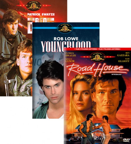 Gwiazdy Kina: Patrick Swayze - Youngblood / Wykidajło / Czerwony Świt [3DVD]