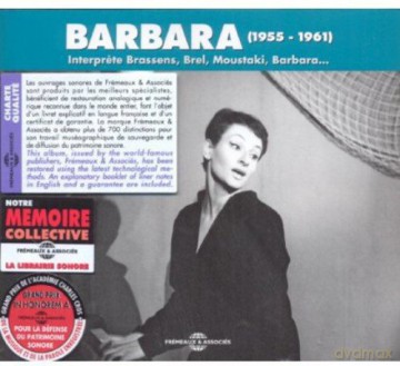 Barbara: Barbara Interprete Brassens. Brel. Moustaki. Barbara... (1955 - 1961) [3CD]
