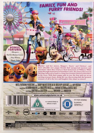 Barbie Her Sisters In The Great Puppy Adv [DVD]