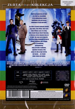 Noc w muzeum 2: Ucieczka z wystawy (złota kolekcja) [DVD]
