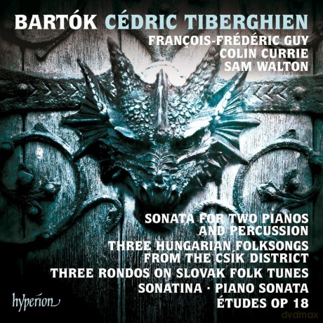 Cedric Tiberghien: Bartoksonata For Two Pianos [CD]