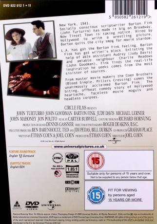 Barton Fink [DVD]