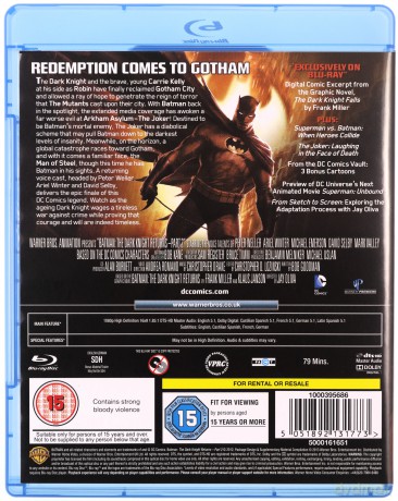 Batman The Dark Knight Returns 2 (Batman DCU: Mroczny rycerz - Powrót, część 2) [Blu-Ray]