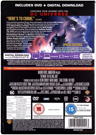 Batman The Killing Joke (Batman: Zabójczy żart) [DVD]