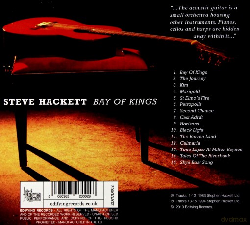 Steve Hackett: Bay Of Kings [CD]