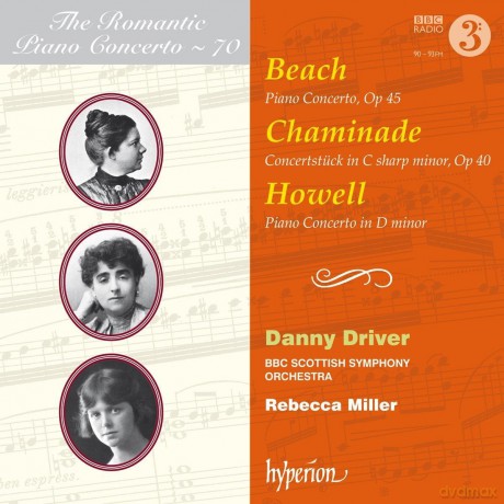 Driverbbc Ssomiller: Beachchaminadehowellpiano Concertos [CD]