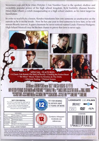 Beastly (Piękna i bestia) [DVD]