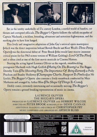Beggars Opera (Opera zebracza) [DVD]