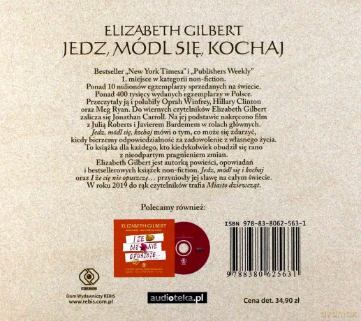 Jedz, módl się, kochaj - Elizabeth Gilbert [AUDIOBOOK]