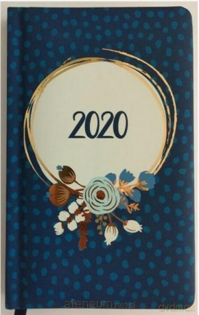 Kalendarz tygodniowy 2020 Kwiaty niebieskie [KALENDARZ]