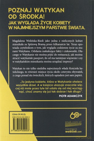 Kobieta w Watykanie - Magdalena Wolińska-Riedi [KSIĄŻKA]