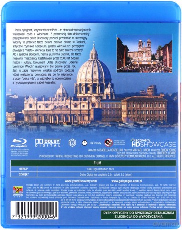 Discovery Atlas: Odkryte Tajemnice - Włochy [Blu-Ray]