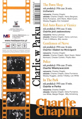 Charlie Chaplin: Charlie w parku i inne (5 filmów) [DVD]