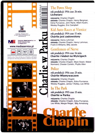Charlie Chaplin: Charlie w parku i inne (5 filmów) [DVD]