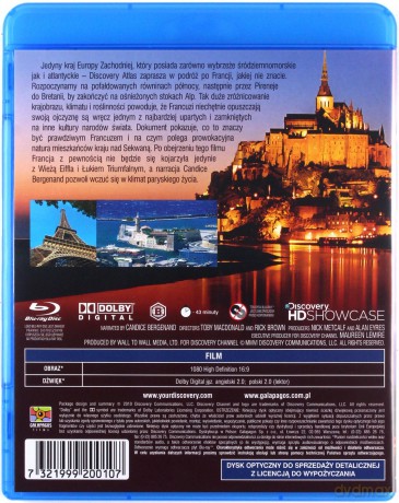 Discovery Atlas: Odkryte Tajemnice - Francja [Blu-Ray]