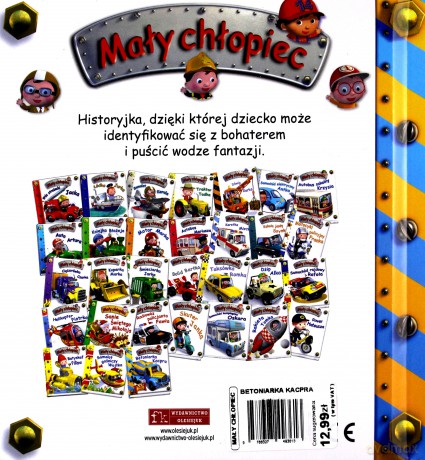 Mały chłopiec. Betoniarka Kacpra - Emilie Beaumont, Nathalie Belineau [KSIĄŻKA]