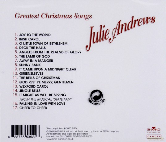 Julie Andrews: Greatest Christmas Songs UK Version [CD]