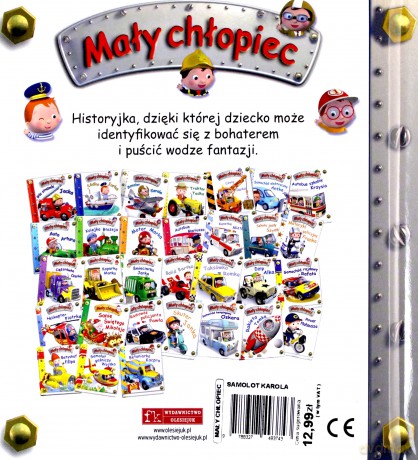 Mały chłopiec. Samolot Karola - Emilie Beaumont, Nathalie Belineau [KSIĄŻKA]