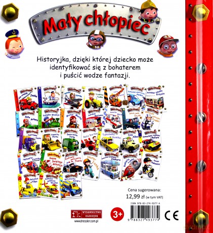 Mały chłopiec. Wóz strażacki Jacka - Emilie Beaumont, Nathalie Belineau [KSIĄŻKA]