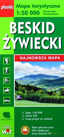 Mapa turystyczna - Beskid Żywiecki 1:50 000 WIT