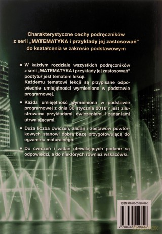 Matematyka i przykłady zastos. LO 1 podręcznik Zakres podstawowy [KSIĄŻKA]