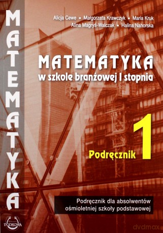 Matematyka SBR 1 Podręcznik [KSIĄŻKA]