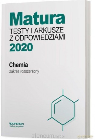 Matura 2020 Chemia Testy i arkusze zakres rozszerzony [KSIĄŻKA]